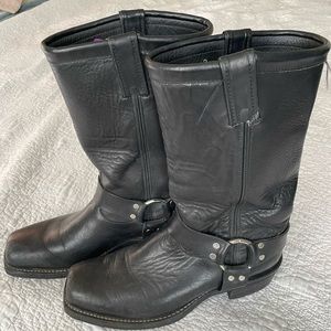 Men’s Leather Moto Boots